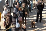 Gäste beim Richtfest Springer Straße